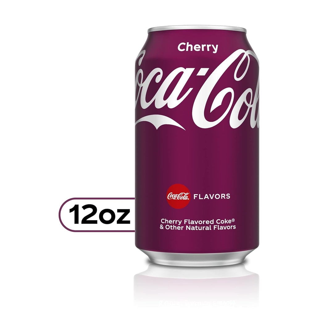 Cherry Coke Soda, 12 Fl Oz (Pack of 12) S2853