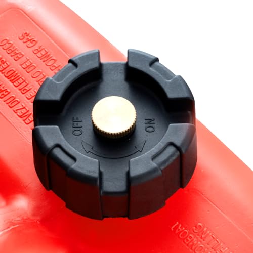 VEVOR Boat Marine Fuel Tank 12 Gallon 55L Portable for Outboard Engine Red K6970