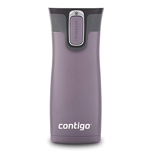 Contigo West Loop 16oz Stainless Steel Vacuum Travel Mug 2-Pack with Spill-Proof Lid L241
