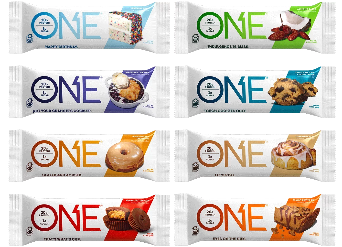 ONE Protein Bar, Birthday Cake, 20g Protein, 12 Count X6746
