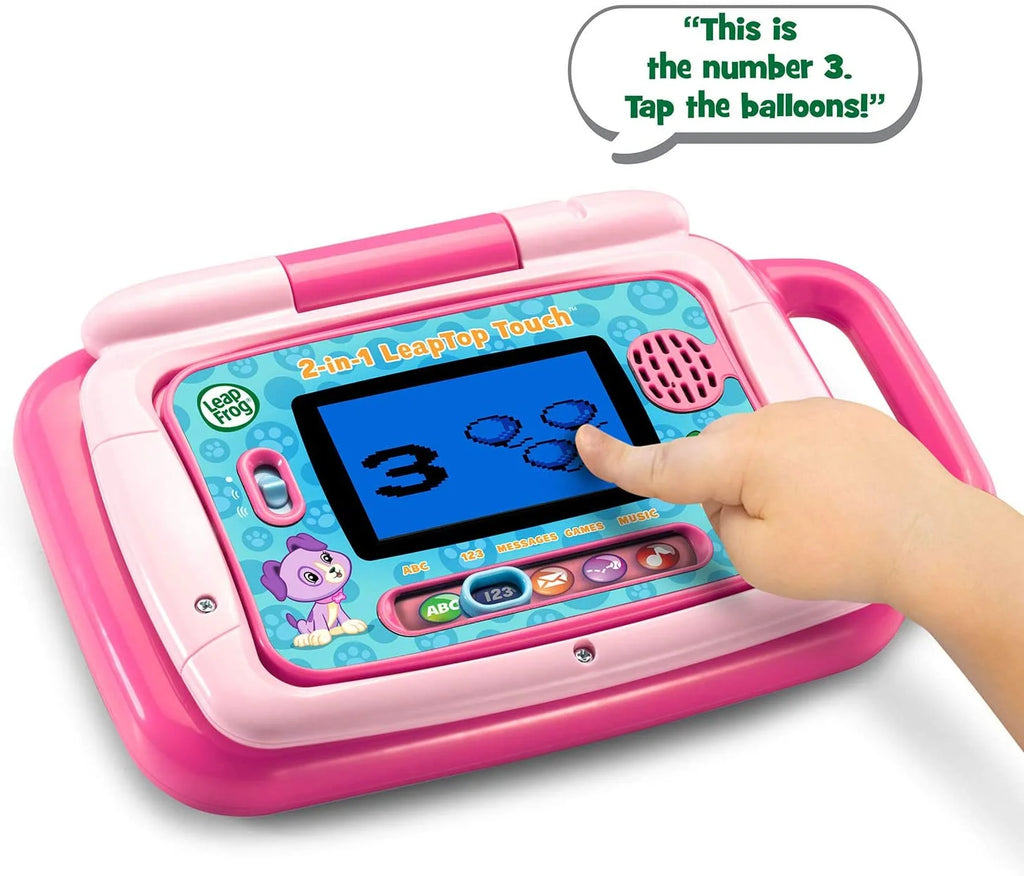 LeapFrog 2-in-1 LeapTop Touch, Pink R2281