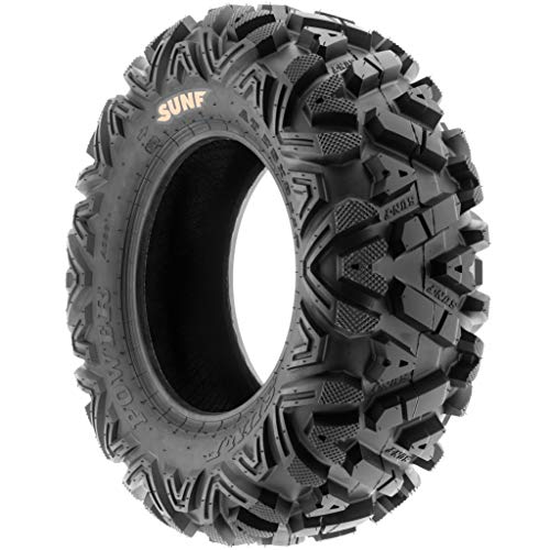 Set of 2 SunF A033 Power.I AT 25x8-12 ATV UTV Tires, 6 Ply Tubeless L949