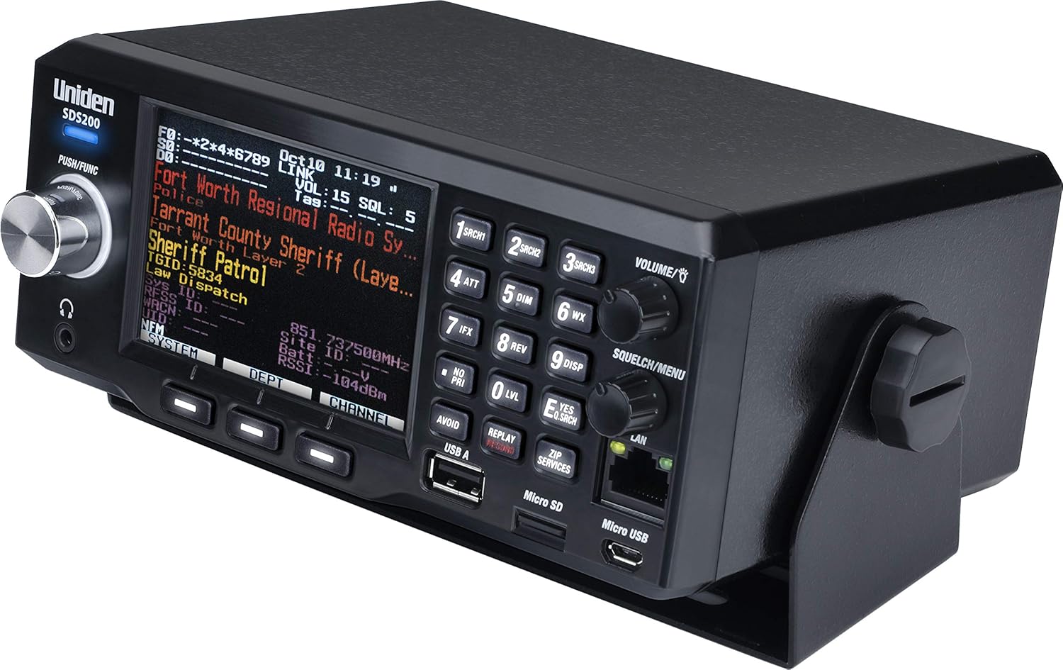 Uniden SDS200 True I/Q TrunkTracker X Base/Mobile Digital Scanner G71703