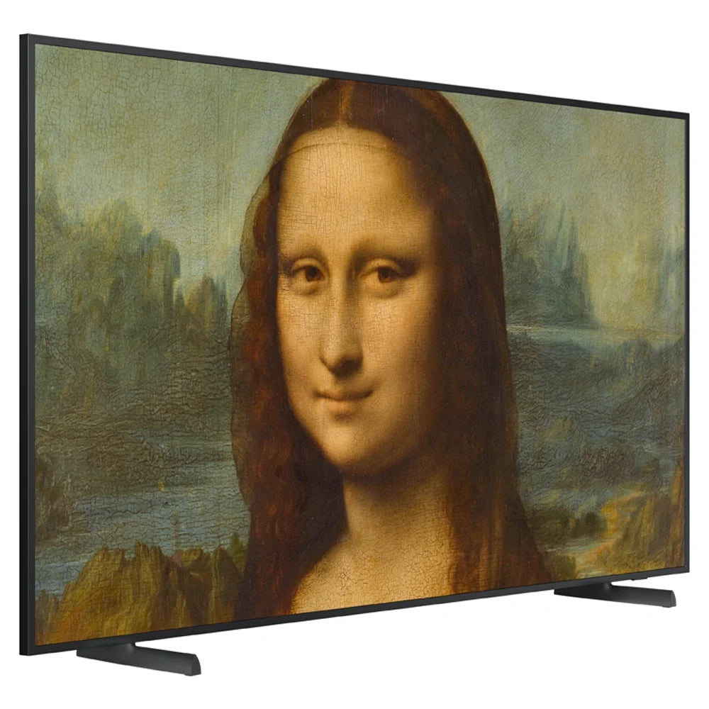 Samsung QN75LS03BAFXZA 75" The Frame QLED 4K UHD Smart TV with Modern Teak Bundle A666692