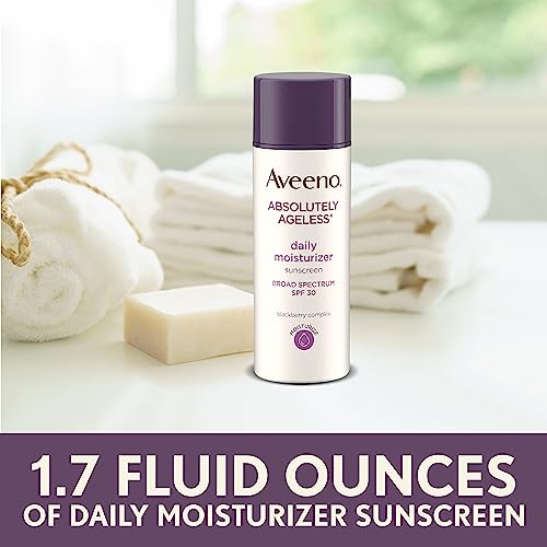 Aveeno Absolutely Ageless Daily Facial Moisturizer SPF 30, 1.7 fl. Oz L92309