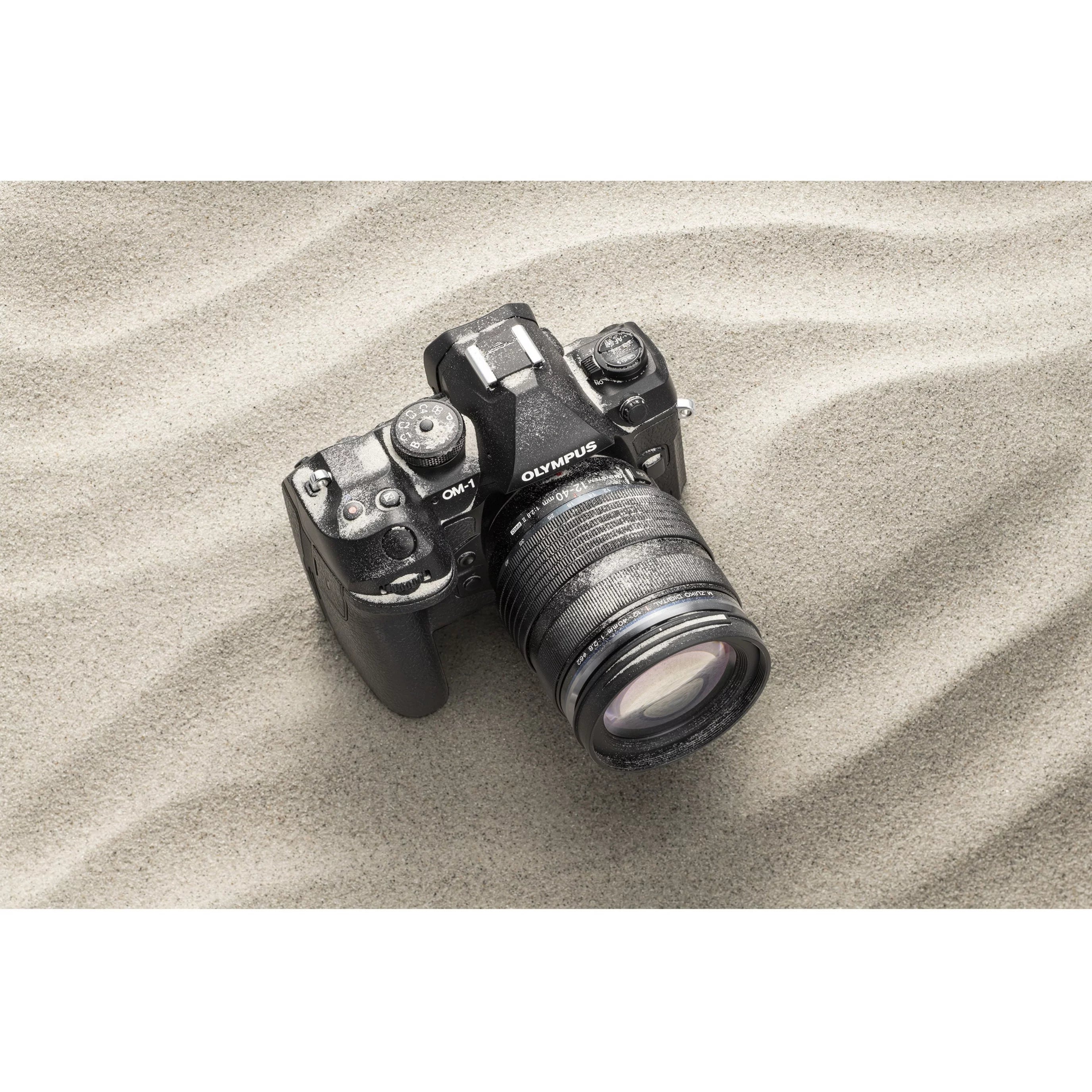 Olympus OM SYSTEM OM-1 20.4MP Mirrorless Camera with Lens, Black J55425