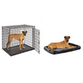 MidWest Homes for Pets XXL Giant Dog Crate w/Matching Crate Bed