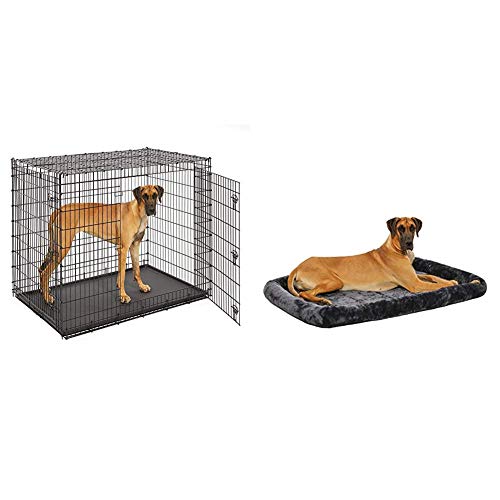 MidWest Homes for Pets XXL Giant Dog Crate w/Matching Crate Bed