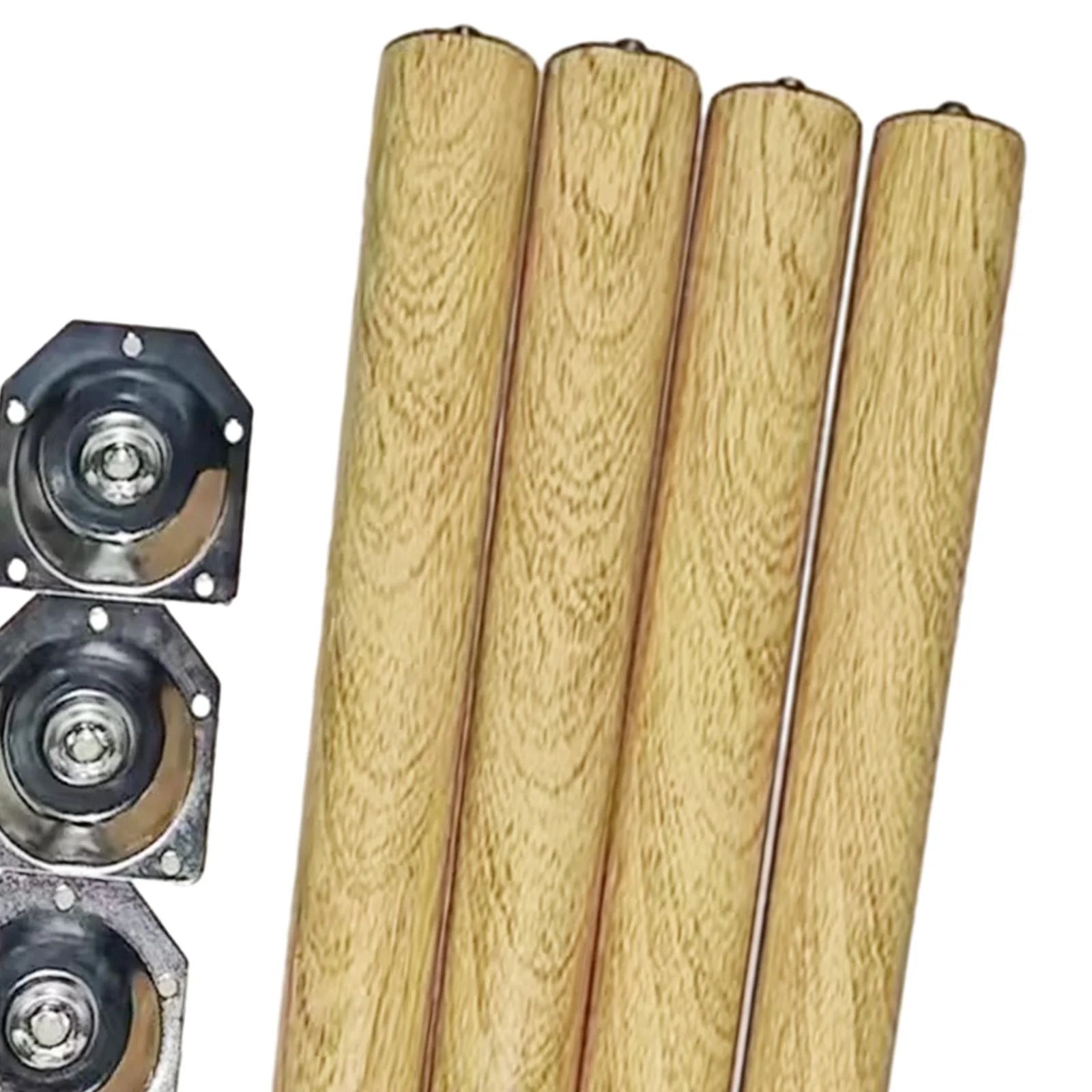 4Pcs Wooden Furniture Legs Replacement 50cm for Table Desk Couch K739056
