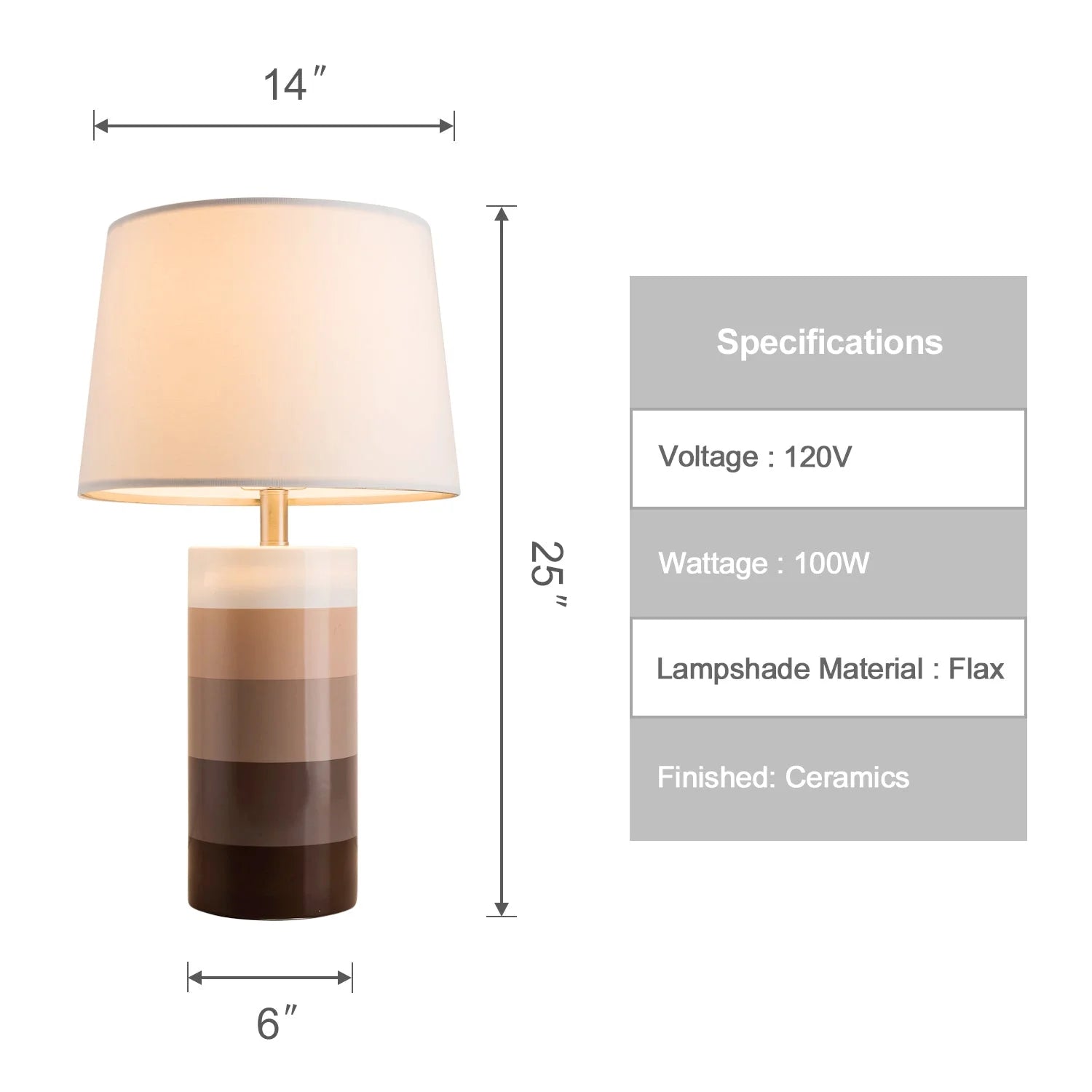 Modern Table Lamps Set of 2 Ceramic Bedside B5243