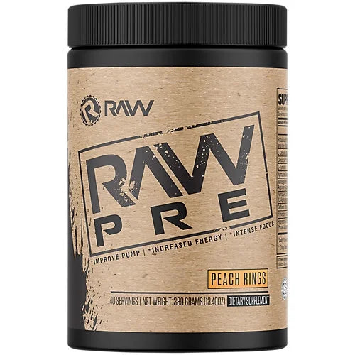 PreWorkout Peach Rings 13.4 oz, 40 Servings Z23589