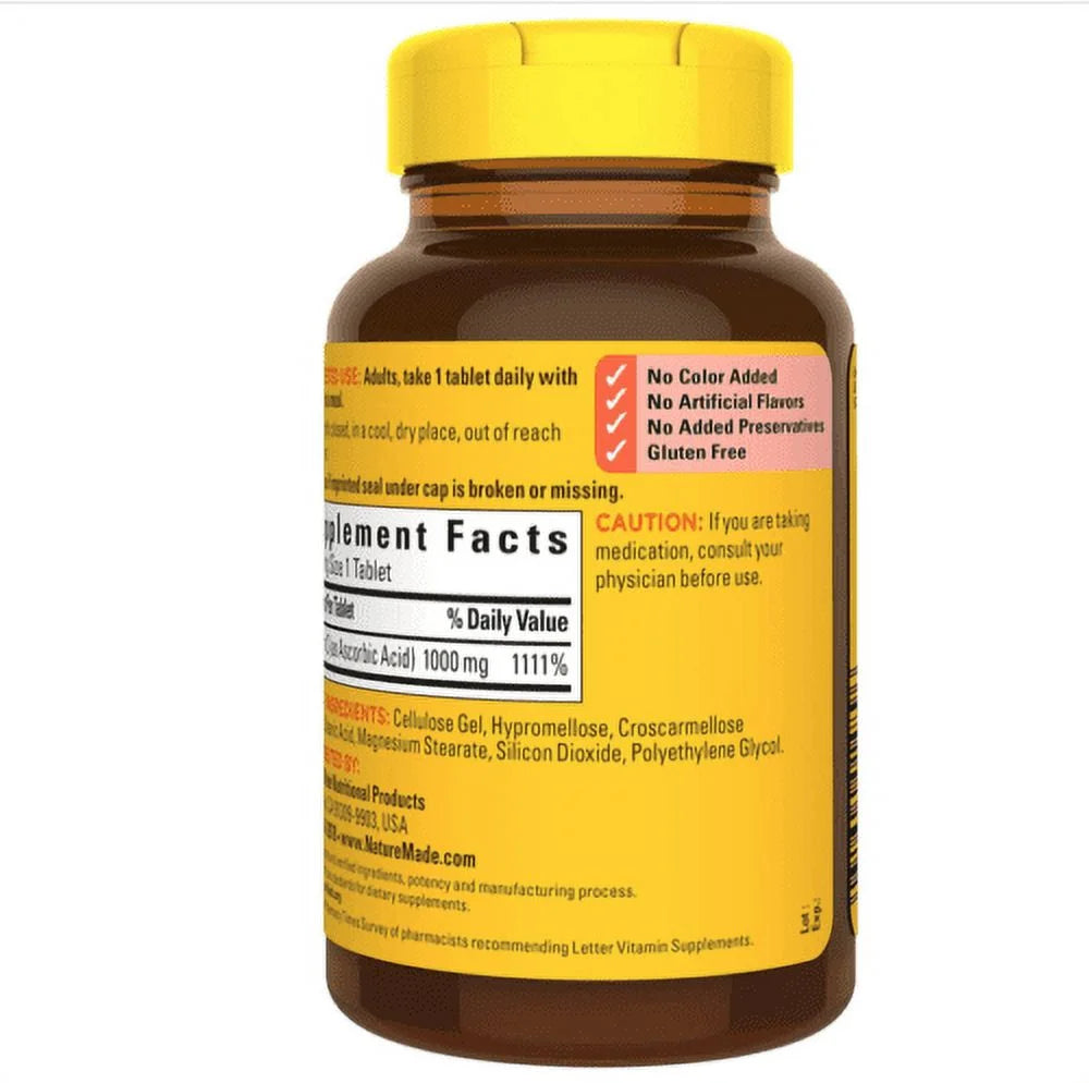 Nature Made Vitamin C 1000 mg Tablets X544872