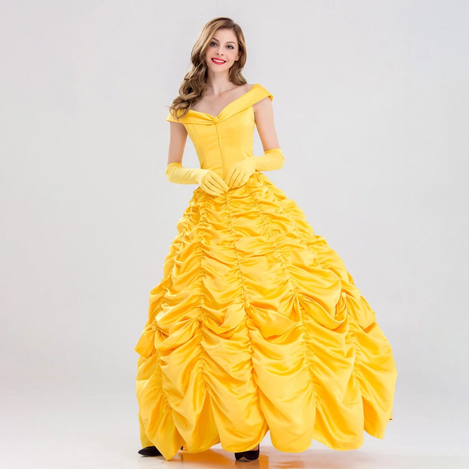 Belle Beauty and Beast Costume for Women Cosplay Princess Dress V894