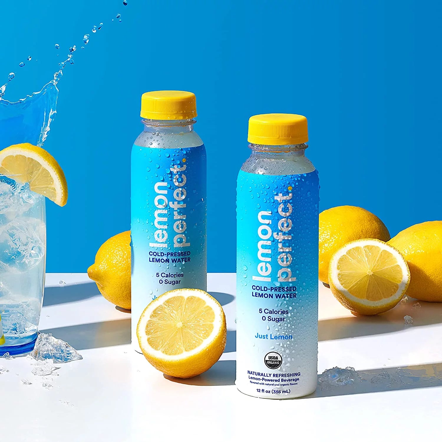 Lemon Perfect Just Lemon Cold-Pressed Lemon Water, 12-Pack, 12 fl oz E22781