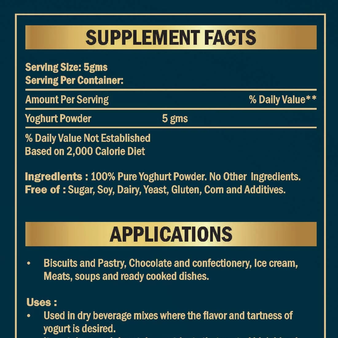 Fooding Yogurt Powder 250Gm S221505