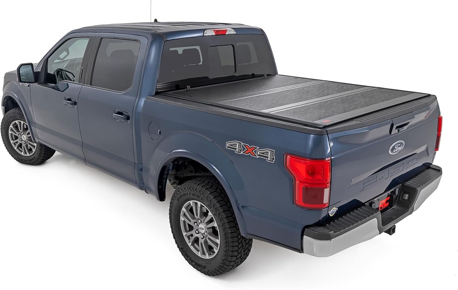 Rough Country Hard Low Profile Tri-Fold Tonneau Cover for Ford F-150 2015-2020 5'7" Bed P403