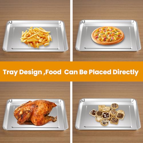 Stainless Steel Baking Tray Pan for Cuisinart Airfryer TOA-060/TOA-065 F545