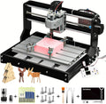 CNC 3018-PRO Router Kit GRBL Control 3 Axis Plastic Acrylic PCB PVC Wood Carving Milling Engraving Machine, XYZ Working Area 300x180x45mm