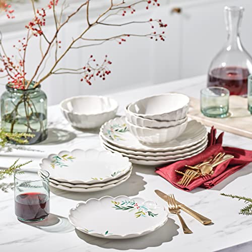 Lenox French Perle Berry 12-Piece Dinnerware Set, White W2496