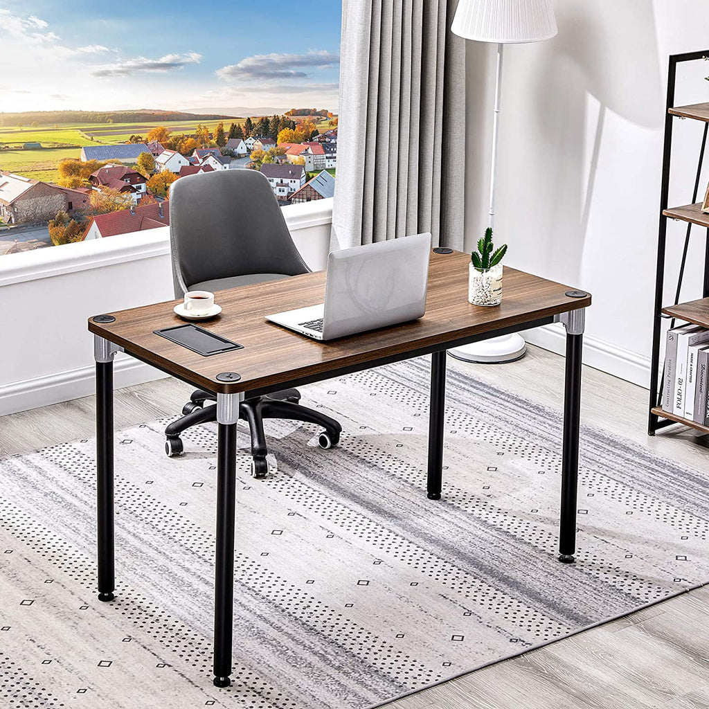 Walnut Computer Desk 47" for Home Office Writing N1815