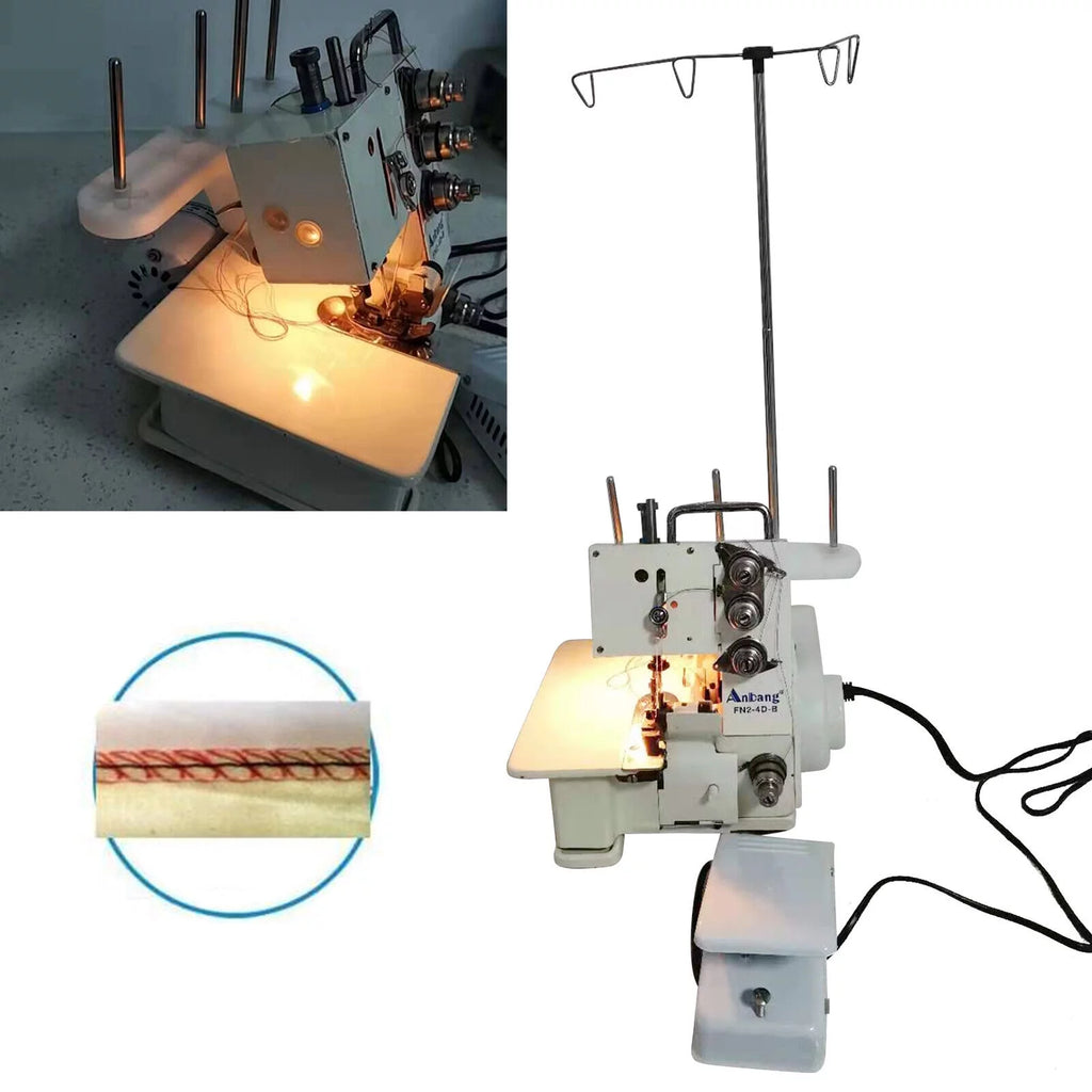 Serger Overlock Sewing Machine FN2-4D with Foot Controller E20736