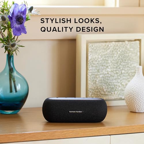 Harman Kardon Luna Portable Bluetooth Speaker, IP67 Waterproof, Black K74616