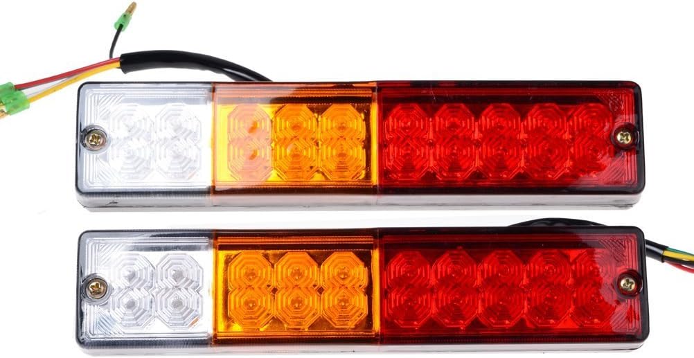 20-LED Truck Trailer Tail Light, Turn Signal & Brake Light, Waterproof (Pack of 2) A63974