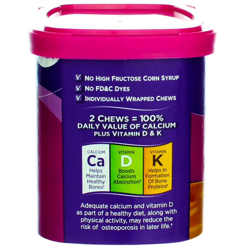 VIACTIV Calcium Soft Chews Caramel, 60 Count (Pack of 3) I2338