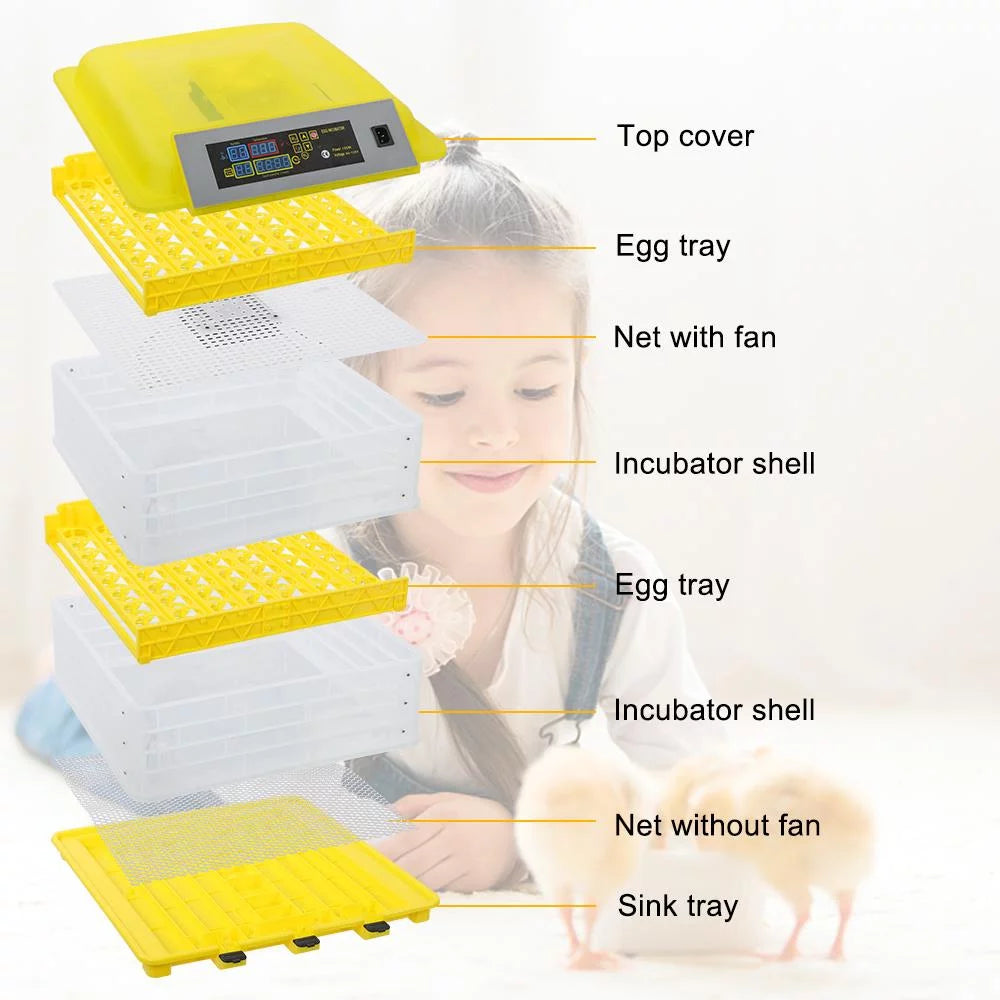 UBesGoo 112 Egg Incubator Digital Control Automatic Poultry Hatcher P112072