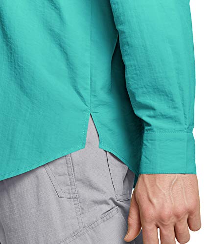 TSLA Men's Performance Fishing Shirt UPF 50+ Long Sleeve M34081