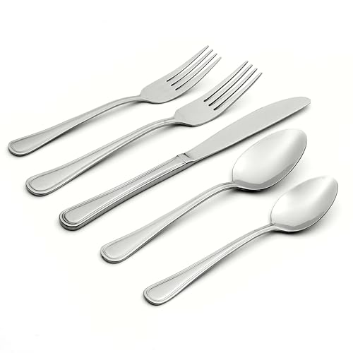 Oneida Tress 62-Piece Flatware Set for 8 with Serving Pieces J902662