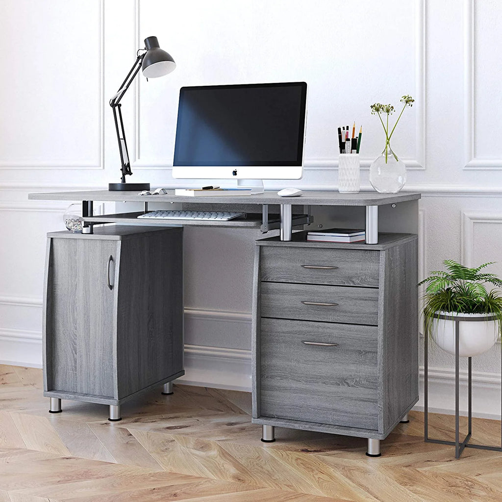 Gray Small Computer Desk E63633