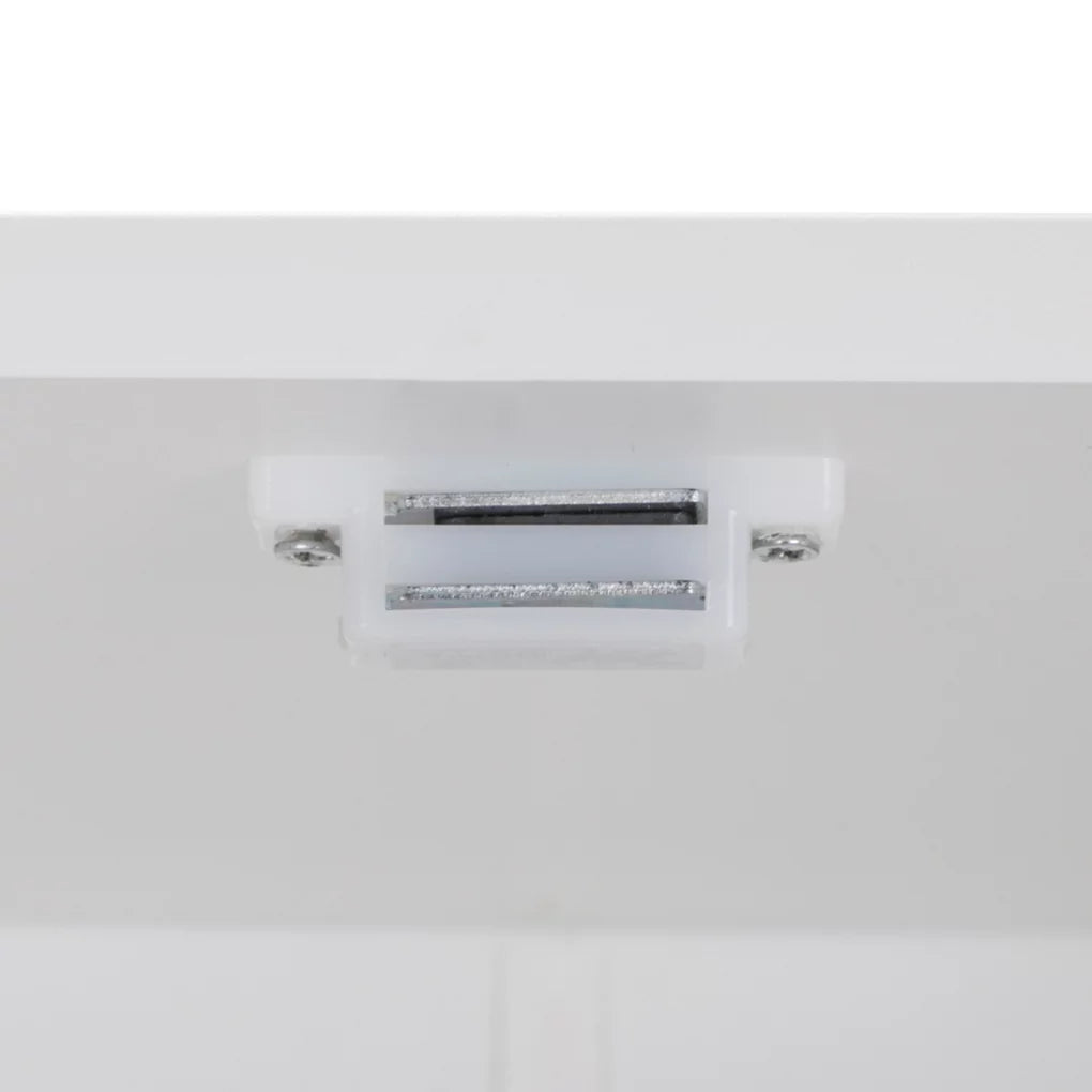 Wooden Bathroom Cabinet with Double Doors and Shelves K83694