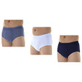 Wearever Incontinence Underwear for Men - Reusable & Washable Men's Bladder Control Briefs with Maximum Absorbency - Leak Proof Underwear (Pack of 3) (Assorted) (Small) (Waist 30-32)