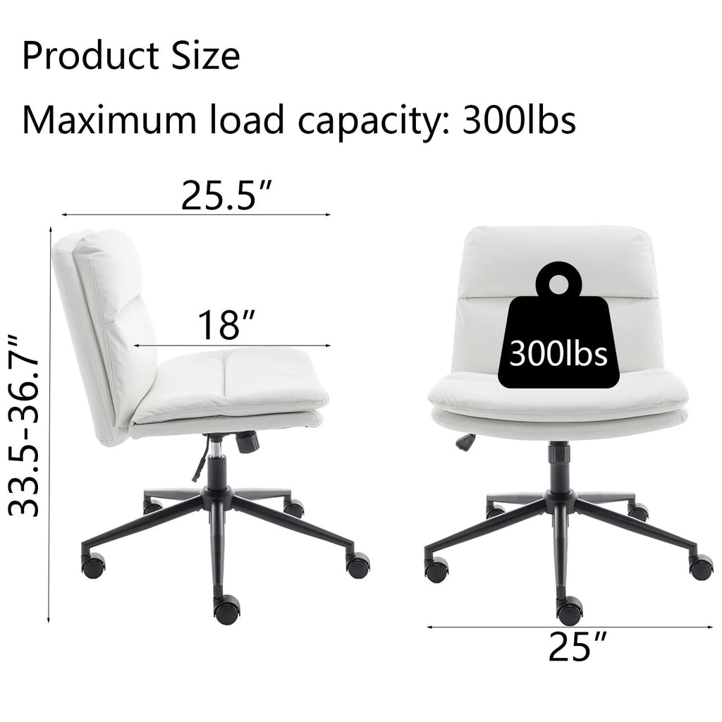 Criss Cross Chair with Wheels Ergonomic Home Office Desk Chair H771