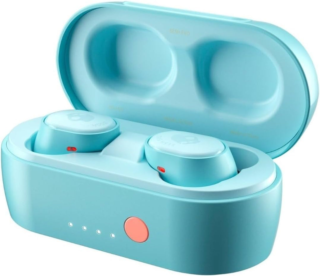 Skullcandy Sesh Evo True Wireless Earbuds with Charging Case (Bleached Blue) U688