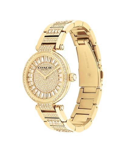 Coach Cary Watch for Women - 2H Quartz Bracelet Watch with Crystals, Water Resistant 34mm Z20142