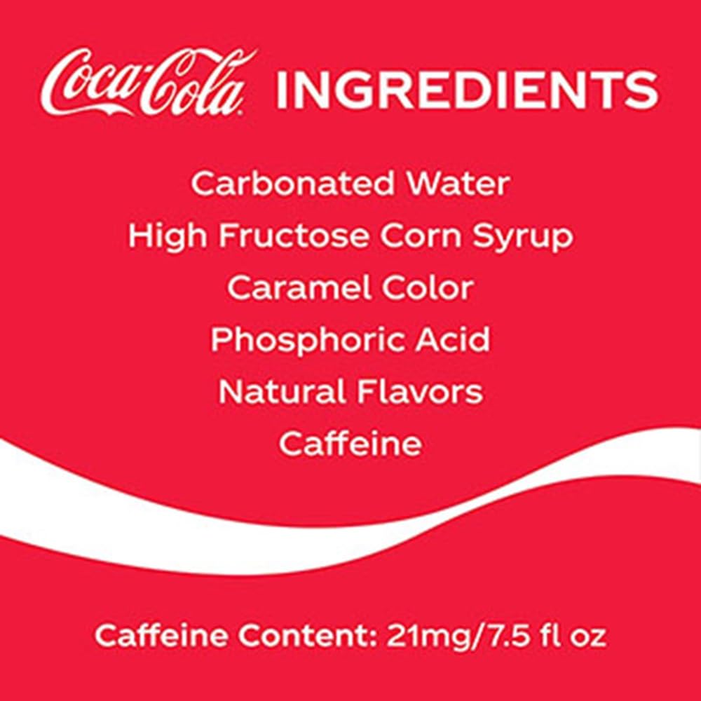 Coca-Cola Carbonated Soft Drink, 12 Fl Oz Can, 8-Pack S114