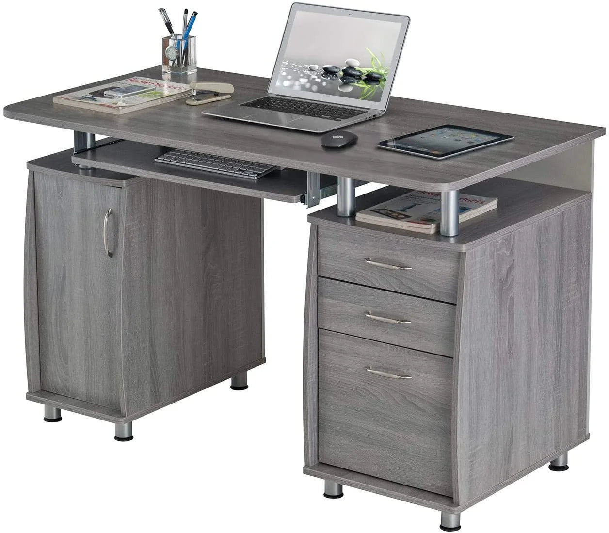 Gray Small Computer Desk E63633