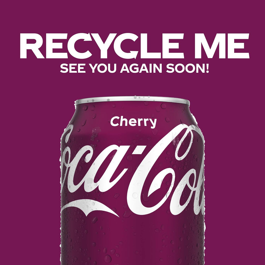 Cherry Coke Soda, 12 Fl Oz (Pack of 12) S2853