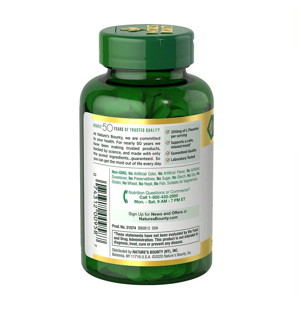 Nature's Bounty Anxiety and Stress Relief, 150 ct. O881