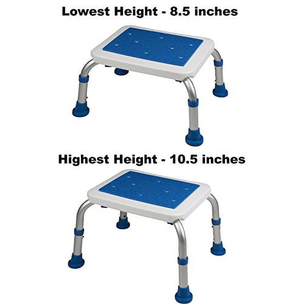 Adjustable Non-Slip Bath Safety Step Stool C29207