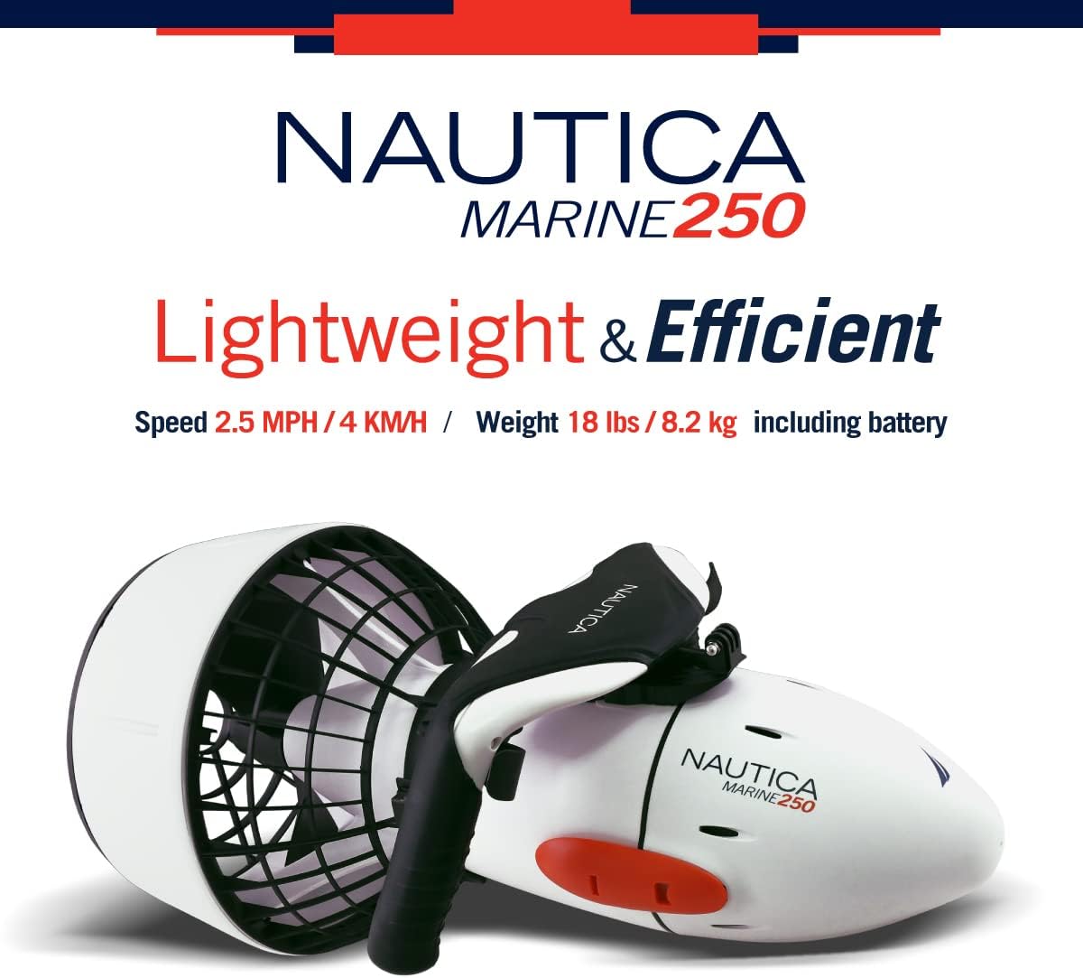 Nautica Marine 250 Underwater Seascooter for Snorkeling N1879