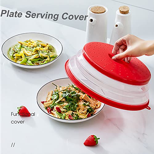 Collapsible Microwave Lid with Vent, 10.5 Inch Splatter Cover, BPA Free S257