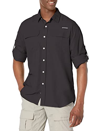 Men's Mossy Oak Long Sleeve Button Down Fishing Shirt