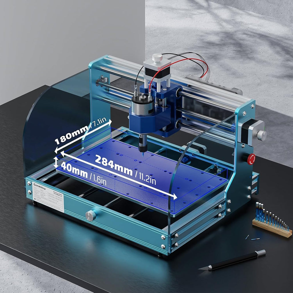 Genmitsu 3018-PROVer V2 CNC Milling Machine with Aluminum Z Axis Assembly S31093