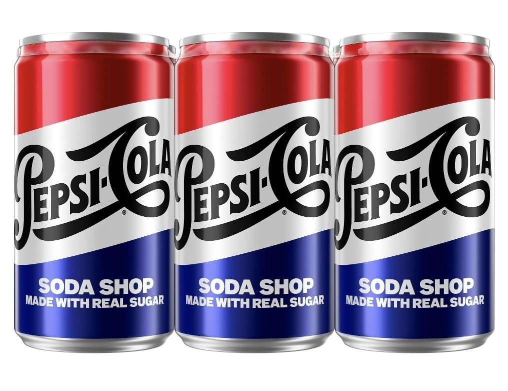 24 Mini Cans Variety Soda, 4 Flavors, 7.5 Fl Oz M166