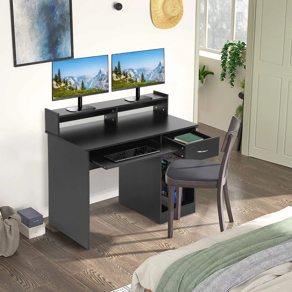 YRLLENSDAN 43" Small Desk with Drawer and Keyboard Tray E5694