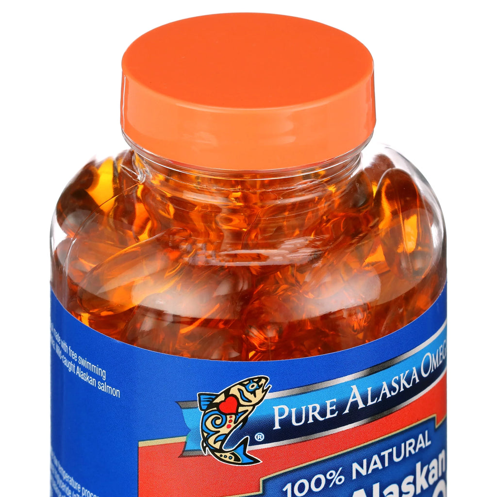 Pure Alaska Omega Wild Salmon Oil 1000mg Softgels, 180 Count R984723