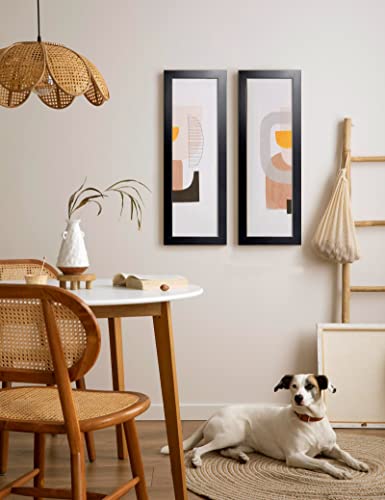 Giverny 8x24 Black Wood Picture Frame for Wall Mounting Z193793